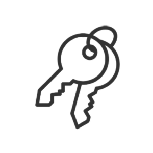 Icon of two keys