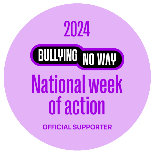 Bullying No Way Week Official Supporter Badge