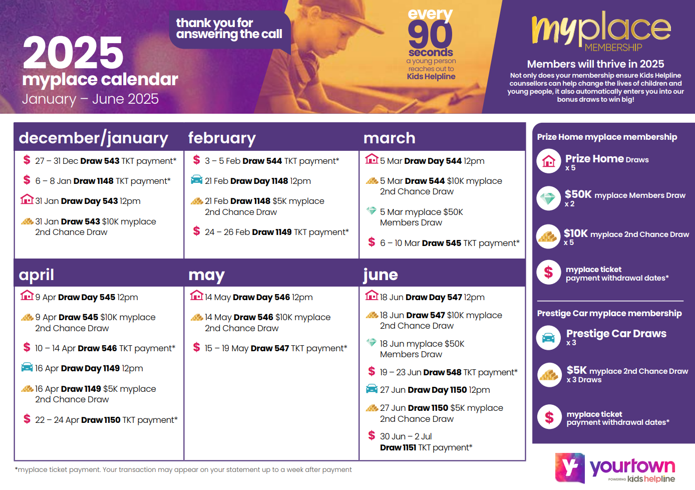 2025 myplace calendar